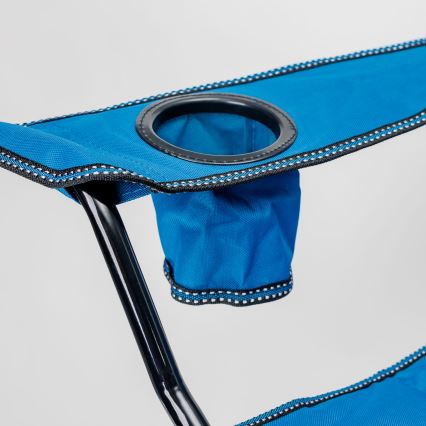 Foldable camping chair blue