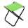 Foldable camping chair green/black