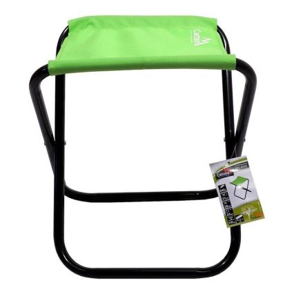 Foldable camping chair green/black