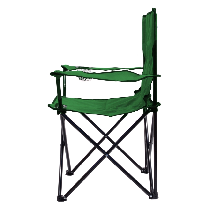 Foldable camping chair green