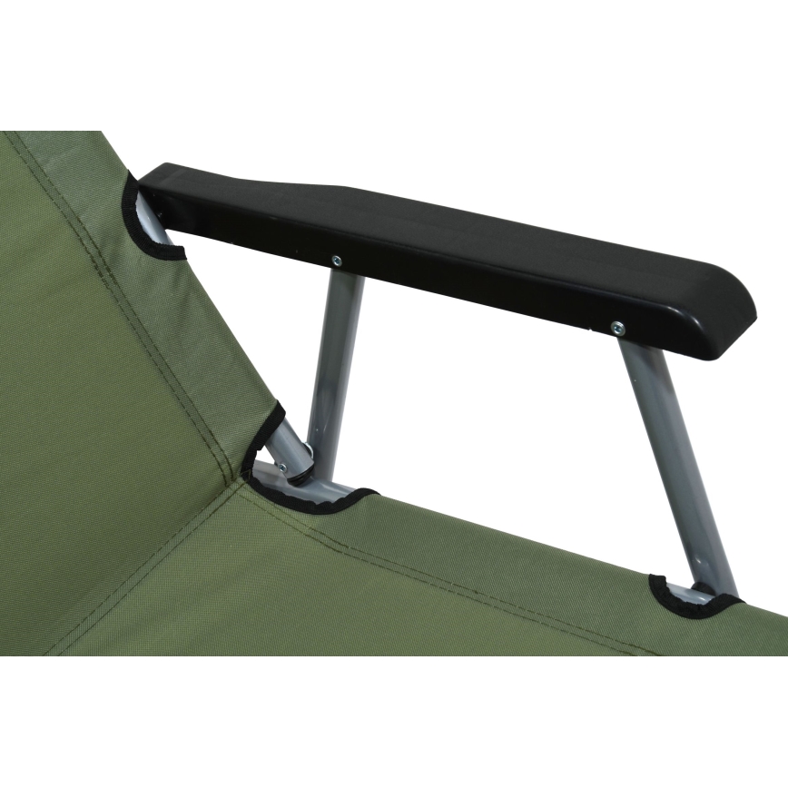 Foldable camping chair green