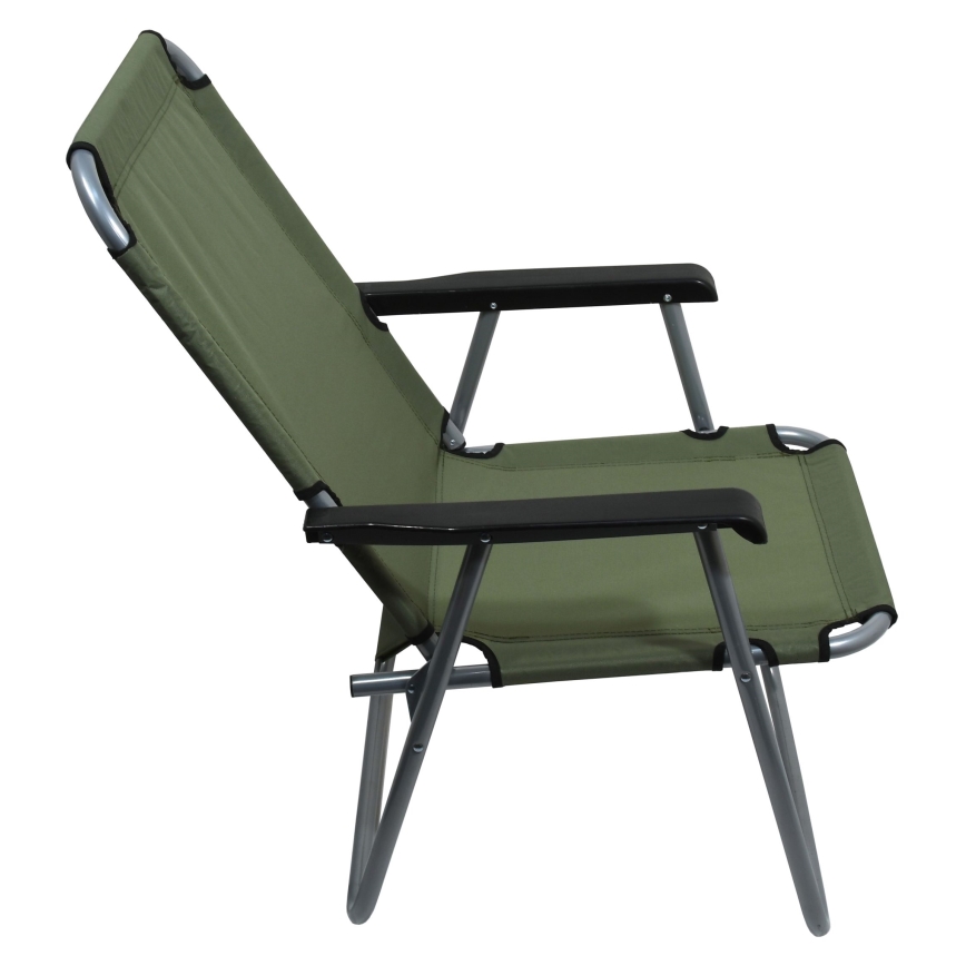 Foldable camping chair green
