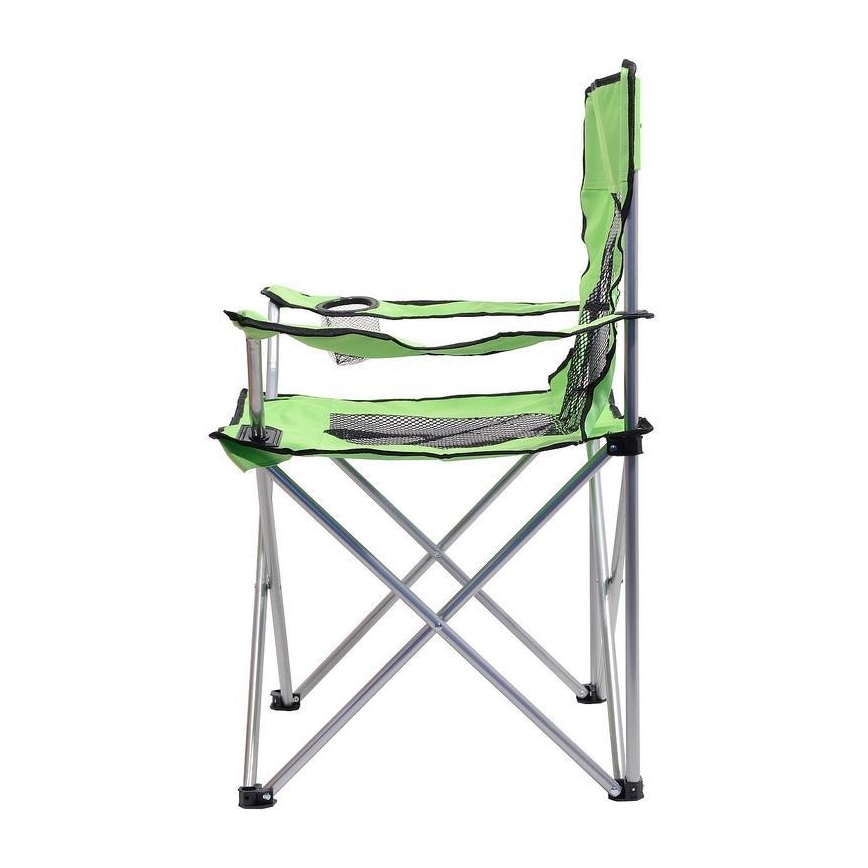 Foldable camping chair green