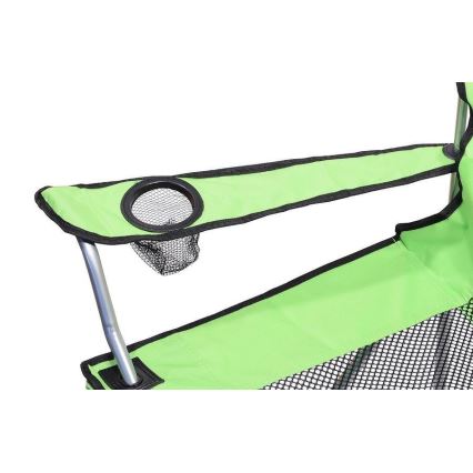 Foldable camping chair green