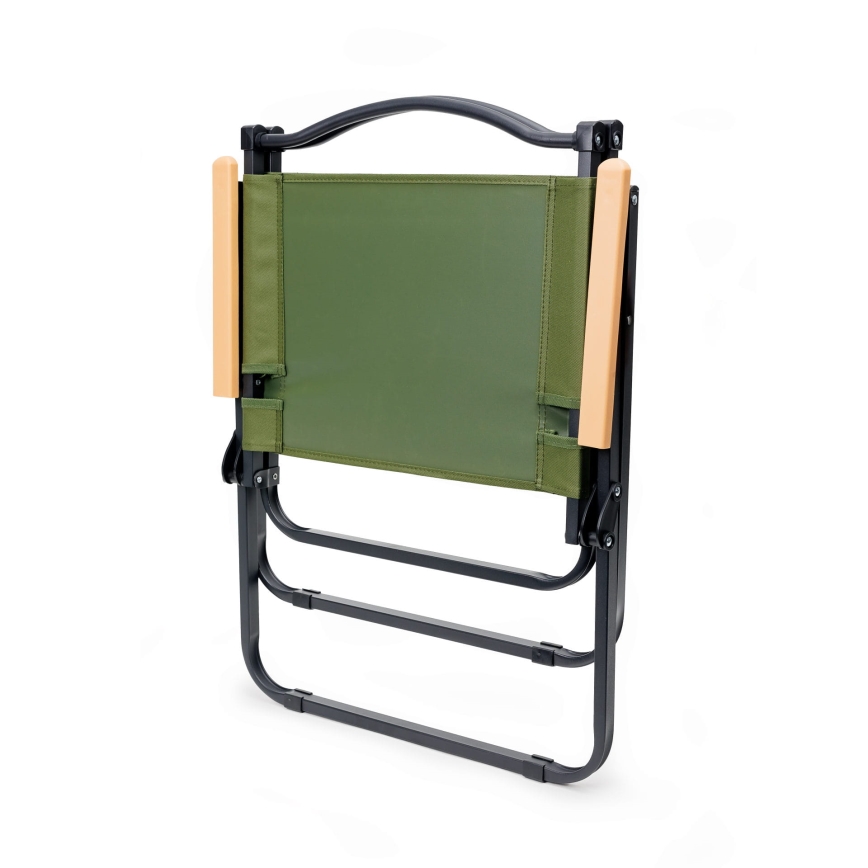 Foldable camping chair green