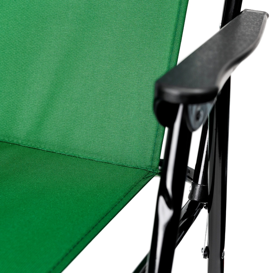 Foldable camping chair green