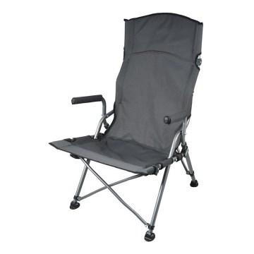 Foldable camping chair grey
