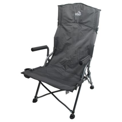 Foldable camping chair grey