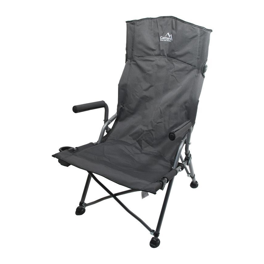 Foldable camping chair grey