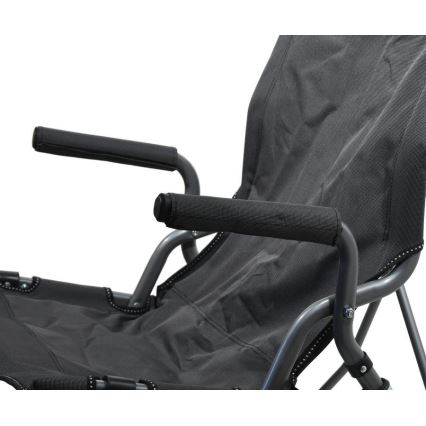 Foldable camping chair grey