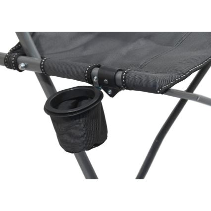 Foldable camping chair grey
