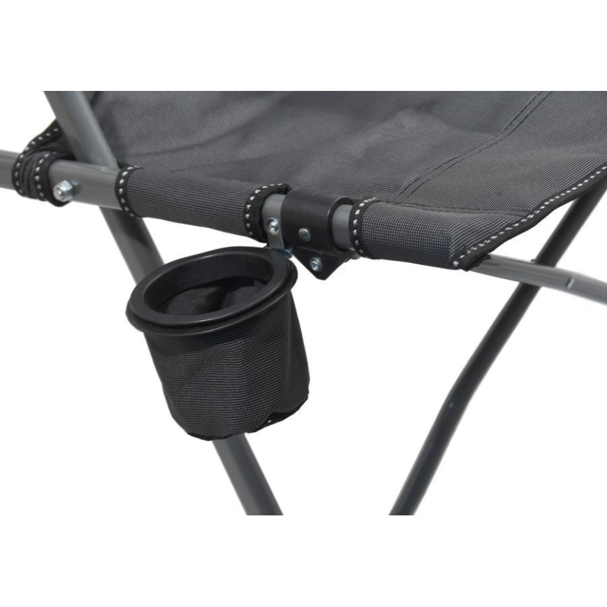 Foldable camping chair grey