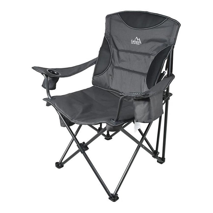 Foldable camping chair grey