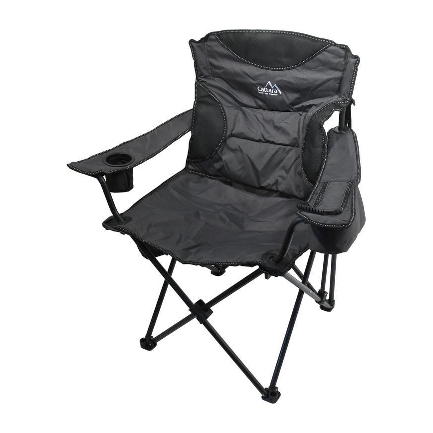 Foldable camping chair grey