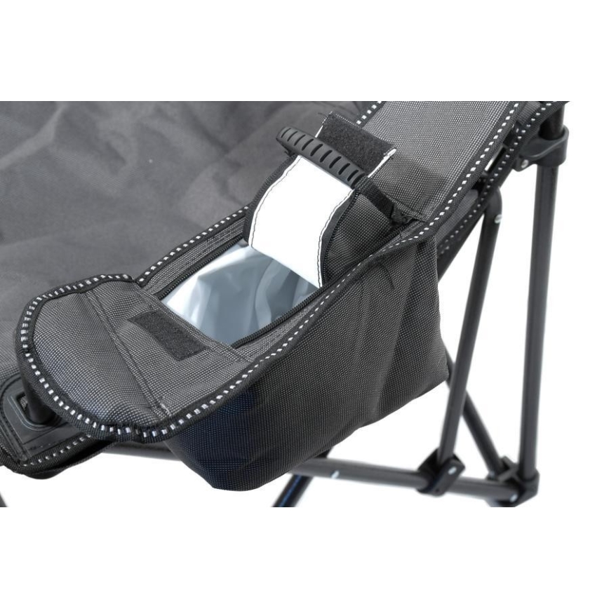 Foldable camping chair grey