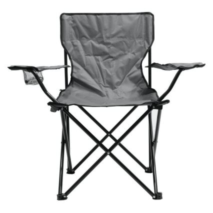 Foldable camping chair grey