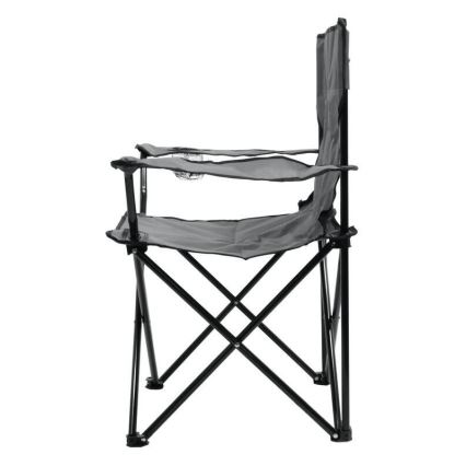 Foldable camping chair grey