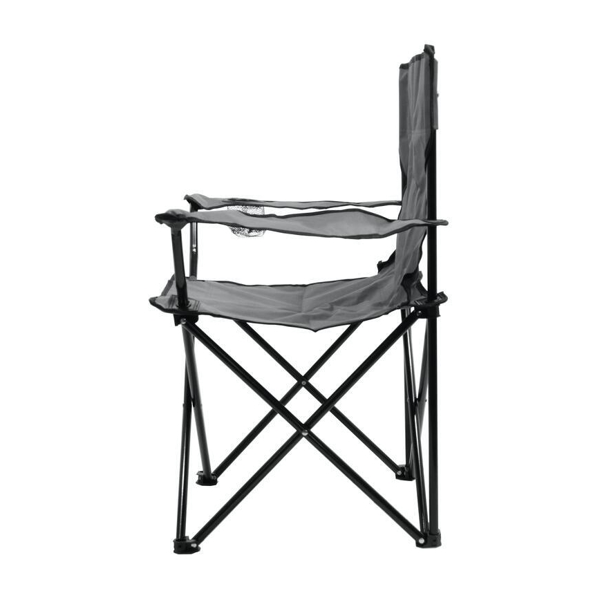 Foldable camping chair grey