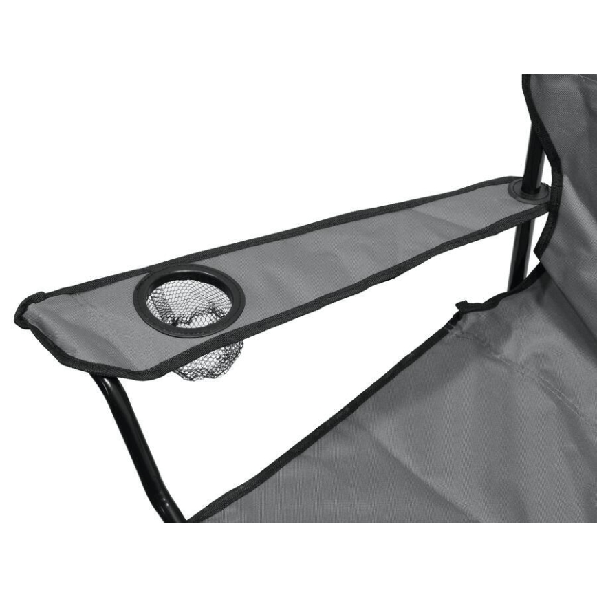 Foldable camping chair grey