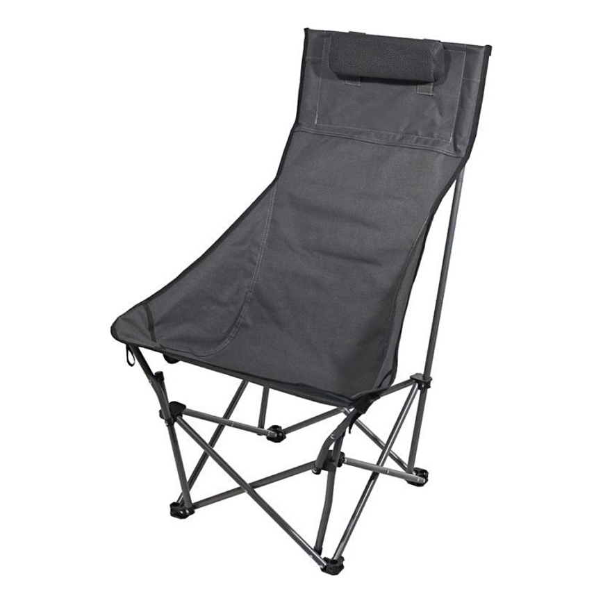 Foldable camping chair grey