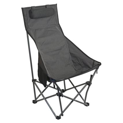 Foldable camping chair grey