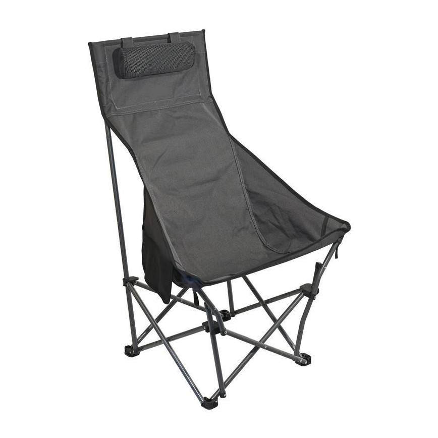 Foldable camping chair grey