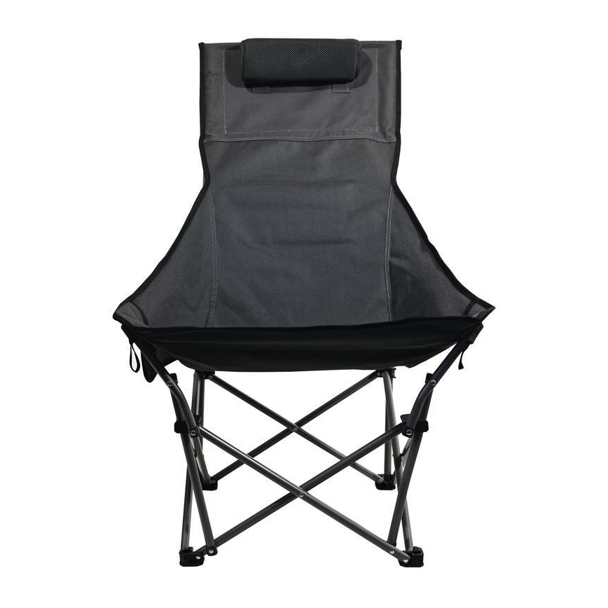 Foldable camping chair grey