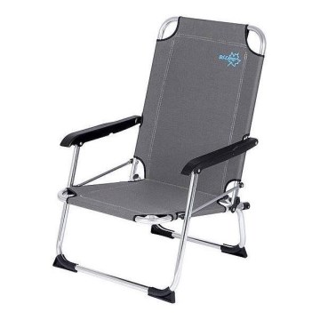 Foldable camping chair grey