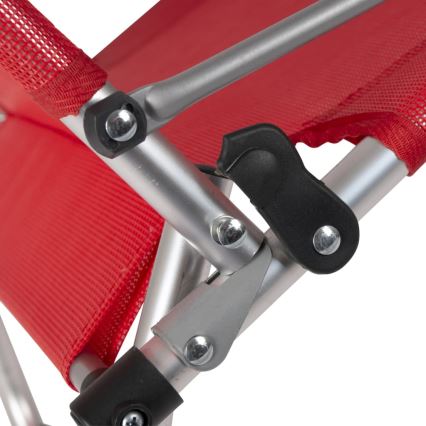 Foldable camping chair red