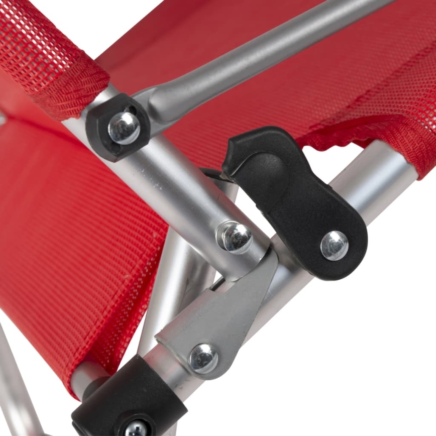 Foldable camping chair red