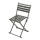 Foldable camping chair with backrest green
