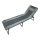 Foldable camping cot, grey