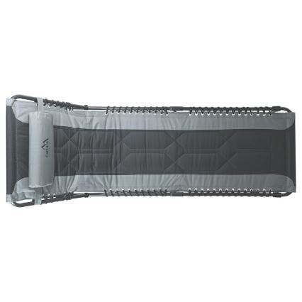 Foldable camping cot, grey