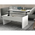 Foldable coffee table AKILLI 44,8x90 cm white
