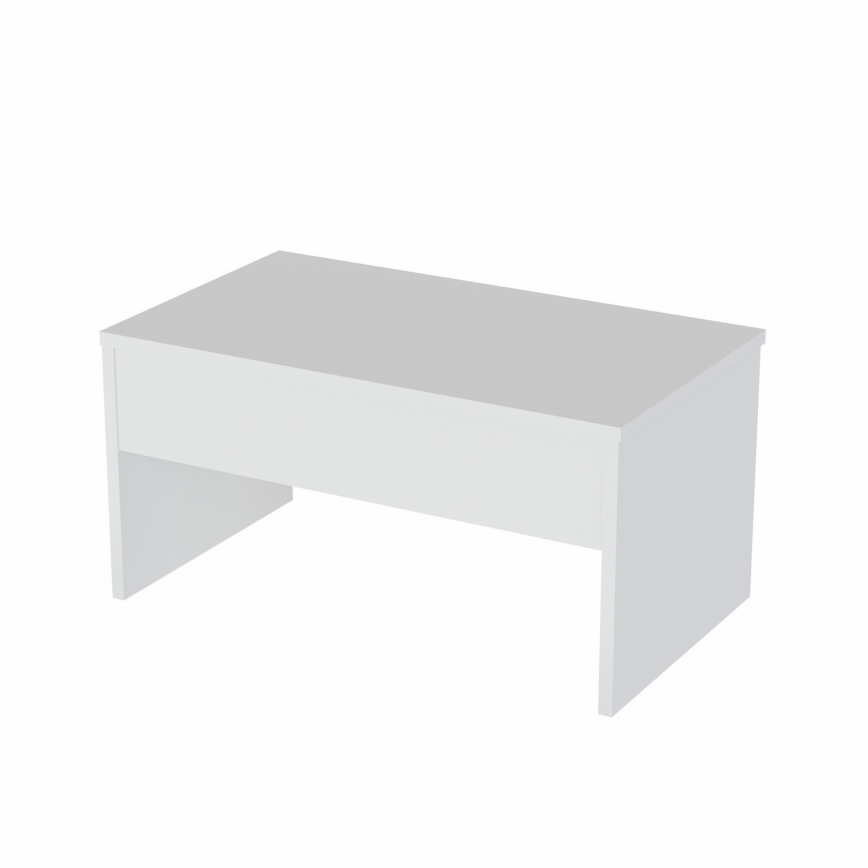 Foldable coffee table AKILLI 44,8x90 cm white