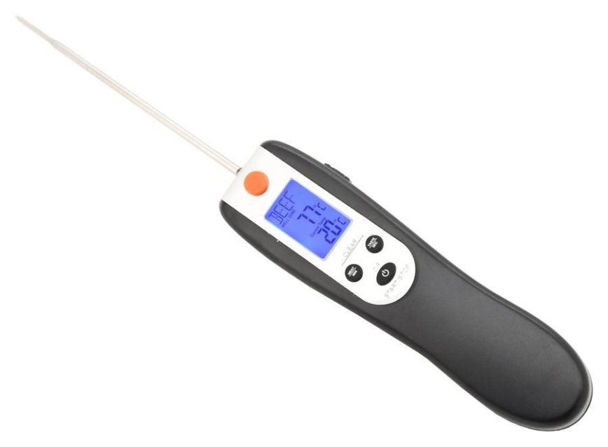 Foldable digital meat thermometer 0-300°C 2xAAA