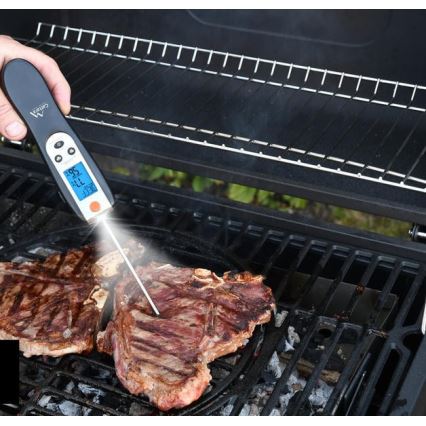 Foldable digital meat thermometer 0-300°C 2xAAA