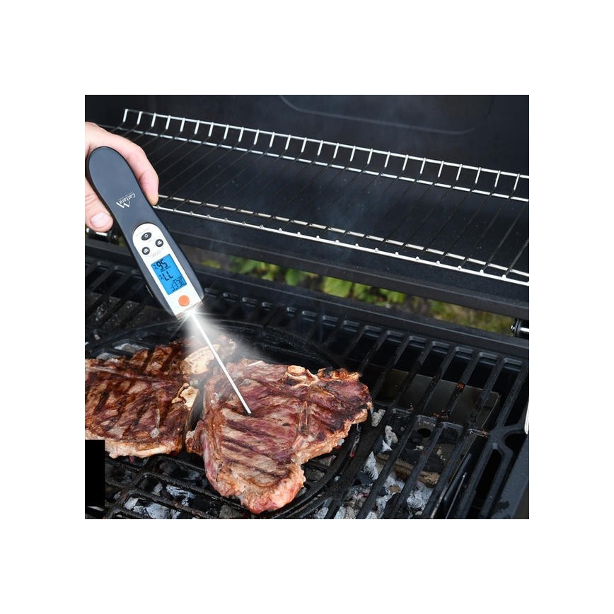 Foldable digital meat thermometer 0-300°C 2xAAA