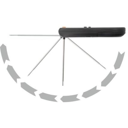 Foldable digital meat thermometer 0-300°C 2xAAA