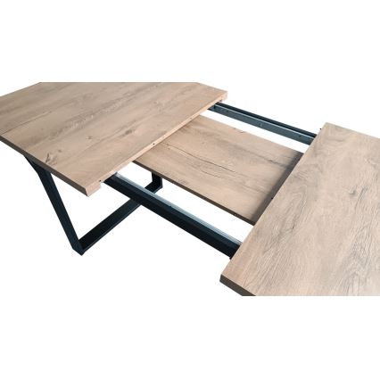Foldable dining table COLIN oak
