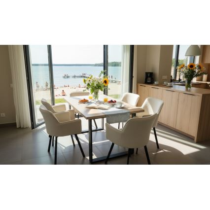 Foldable dining table COLIN oak sonoma