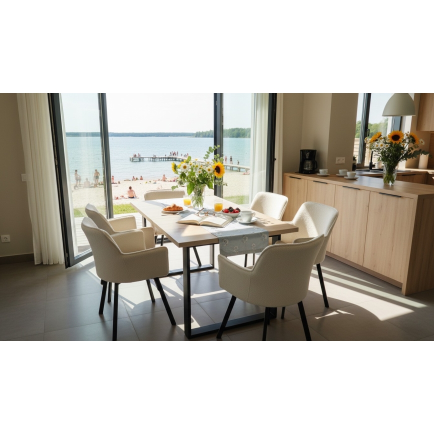 Foldable dining table COLIN oak sonoma