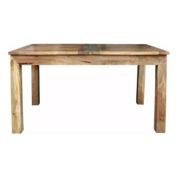 Foldable dining table HINA 180x90 cm solid wood/mango tree