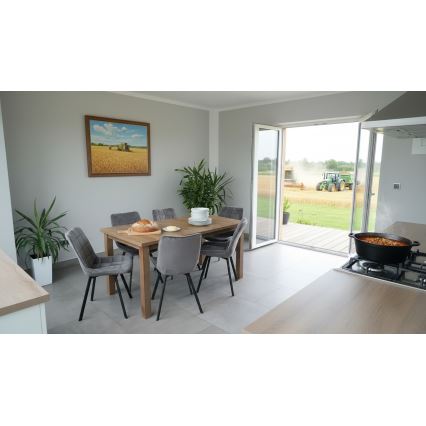 Foldable dining table LIAM oak