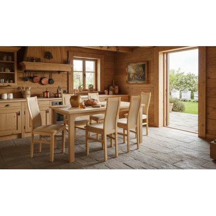 Foldable dining table LIAM oak sonoma