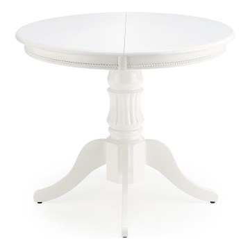 Foldable dining table WILLIAM 75x124 cm white