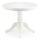Foldable dining table WILLIAM 75x124 cm white