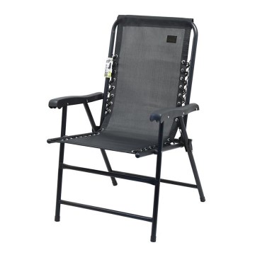 Foldable garden chair black