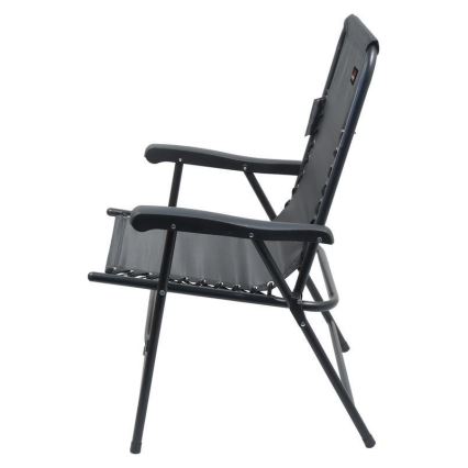 Foldable garden chair black