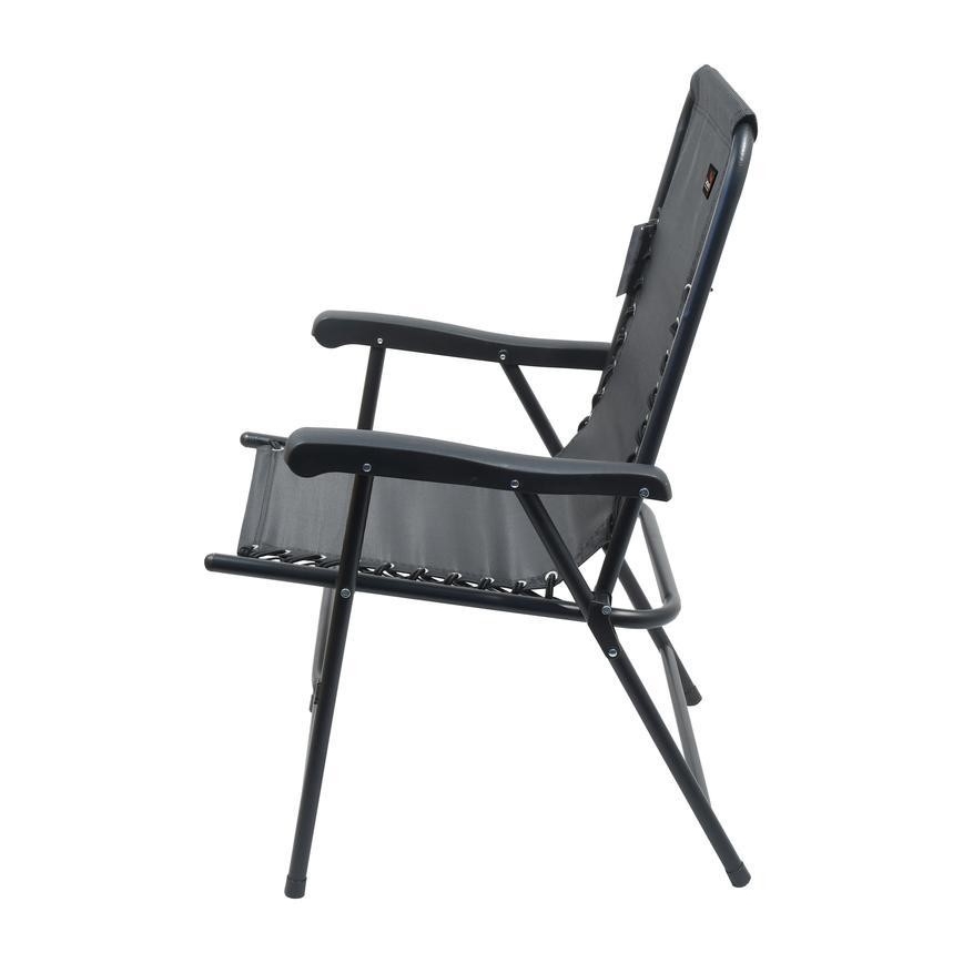 Foldable garden chair black